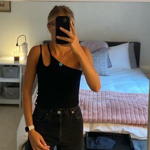 Princess Polly black one shoulder